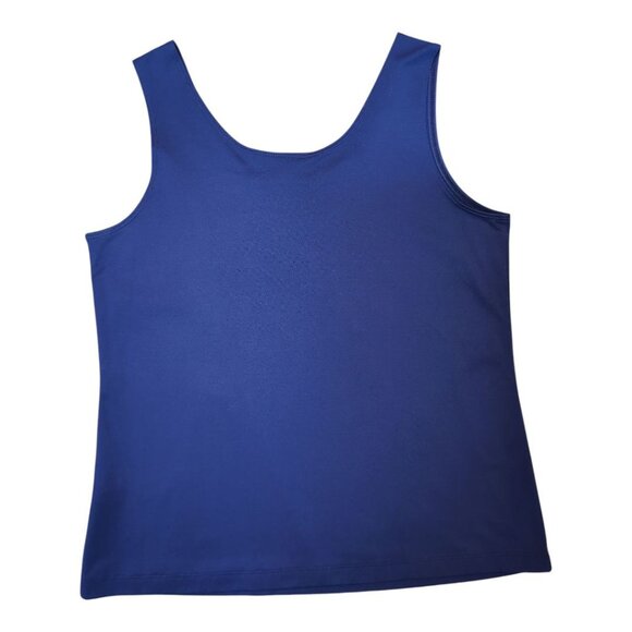 Chico's Tank Top Microfiber Stretch Staple Travel Layering Womens Large 12 - Picture 2 of 8